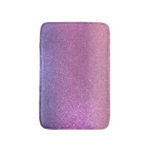 Violet Princess Blush Pink Triple Glitter Badmat (Voorkant Verticaal)