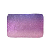Violet Princess Blush Pink Triple Glitter Badmat (Voorkant)