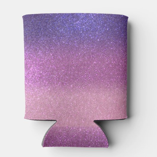 Violet Princess Blush Pink Triple Glitter Blikjeskoeler (Achterkant)