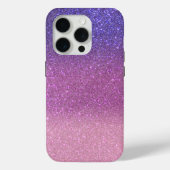 Violet Princess Blush Pink Triple Glitter Case-Mate iPhone Case (Achterkant)
