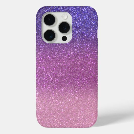 Violet Princess Blush Pink Triple Glitter Case-Mate iPhone Case (Achterkant)