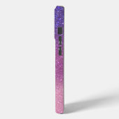 Violet Princess Blush Pink Triple Glitter Case-Mate iPhone Case (Achterkant / Links)
