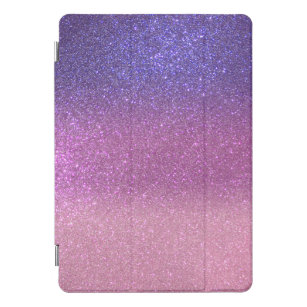Violet Princess Blush Pink Triple Glitter iPad Pro Cover