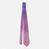 Violet Princess Blush Pink Triple Glitter Ombre Stropdas (Achterkant)