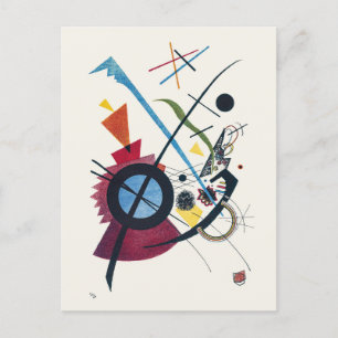 Violet Print Wassily Kandinsky Bauhaus Abstract Briefkaart