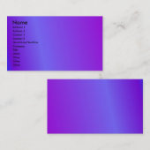 Violet-profielkaart Visitekaartje (Voorkant / Achterkant)