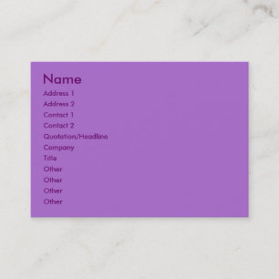 Violet-profielkaart Visitekaartje