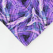 Violet Pulse Fleece Deken (Hoek)