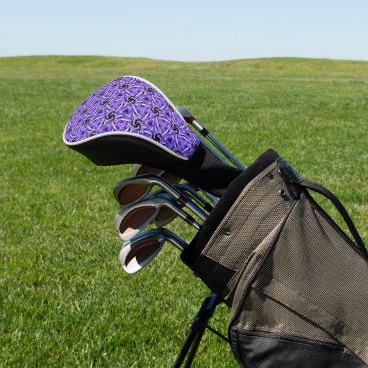 Violet Pulse Golfheadcover (Insitu)