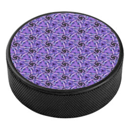 Violet Pulse Hockey Puck