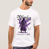Violet Raven Ninja T-shirt (Voorkant)