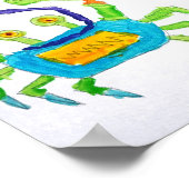 Violet Razorfin Poster (Hoek)