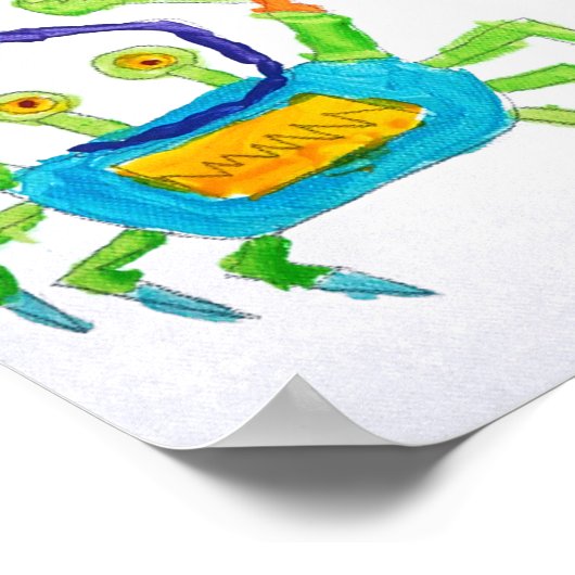 Violet Razorfin Poster (Hoek)