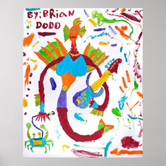 Violet Razorfin Poster (Voorkant)