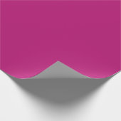 Violet Red Plain Solid Color Wrapping Paper Cadeaupapier (Hoek)