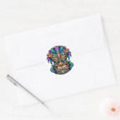 Violet Reef Sentinel Tiki Sticker (Envelop)