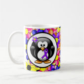 Violet Ribbon Penguin, hodgkin-lymfoom Koffiemok (Links)
