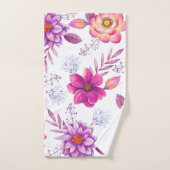 Violet roos bad handdoek (Handdoek)