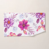 Violet roos bad handdoek (Handdoek)