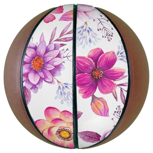 Violet roos basketbal (Verticaal)