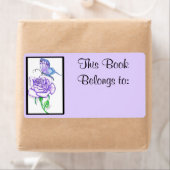 Violet Roos Book Bord Ownership Label (Insitu)