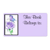 Violet Roos Book Bord Ownership Label (Voorkant)