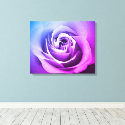 Violet Roos Canvas Afdruk (Insitu (Houten vloer))
