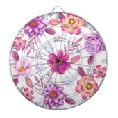 Violet roos dartbord (Voorkant)