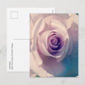 Violet Roos Feestdagenkaart (Voorkant / Achterkant)