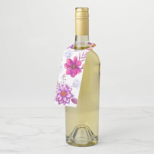 Violet roos flessenhanger (Schuin)