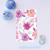 Violet roos flyer (Enkel)