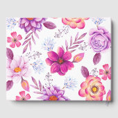 Violet roos gastenboek (Achterkant)