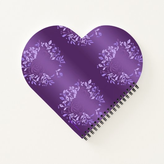 Violet Roos hart Notitieboek (Achterkant)