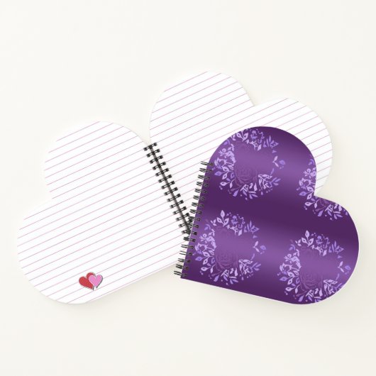 Violet Roos hart Notitieboek (Binnen)