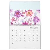 Violet roos kalender (Feb 2027)