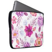 Violet roos laptop sleeve (Voorkant Rechts)
