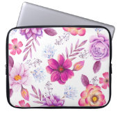 Violet roos laptop sleeve (Voorkant)