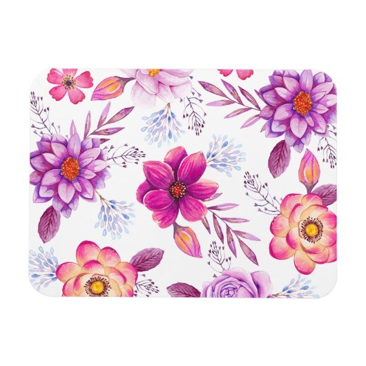 Violet roos magneet (Horizontaal)