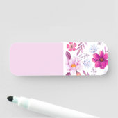 Violet roos naamplaatje (In situ)