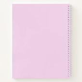 Violet roos notitieboek (Achterkant)