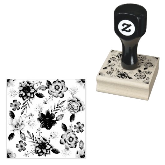 Violet roos rubberstempel (Gestempeld)