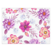 Violet roos tafelkleed (Voorkant (Horizontaal))