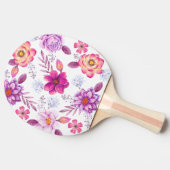 Violet roos tafeltennisbatje (Zijkant)