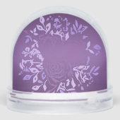 Violet Rose Sneeuwbol (Achterkant)