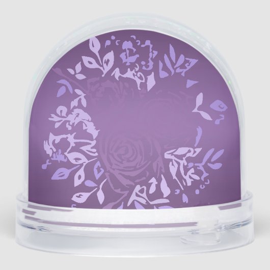 Violet Rose Sneeuwbol (Achterkant)