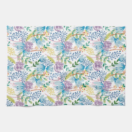 Violet rosé tuin theedoek (Horizontaal)
