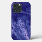Violet roze Acrylvezel Abstracte vloeisel Case-Mate iPhone Case (Achterkant)