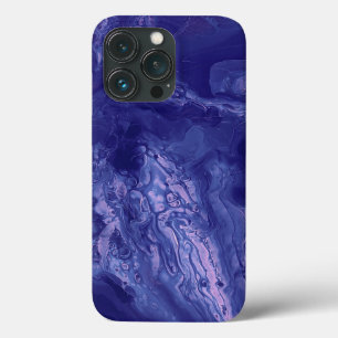 Violet roze Acrylvezel Abstracte vloeisel Case-Mate iPhone Case