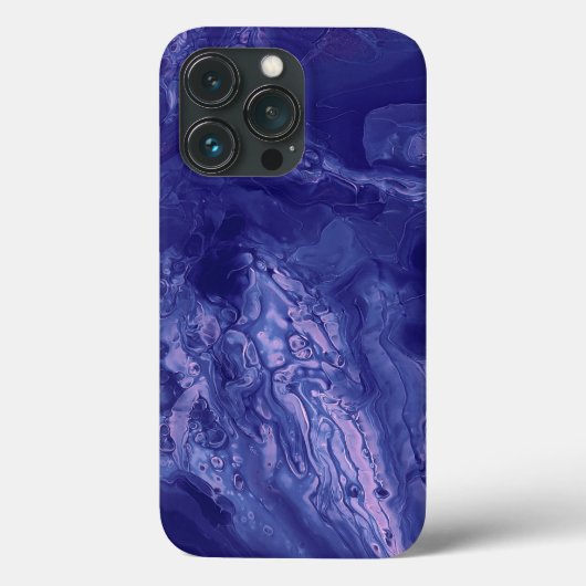 Violet roze Acrylvezel Abstracte vloeisel Case-Mate iPhone Case (Achterkant)