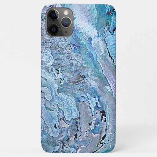Violet Roze Turquoise Paarse Abalone Shell Patroon Case-Mate iPhone Case (Achterkant)